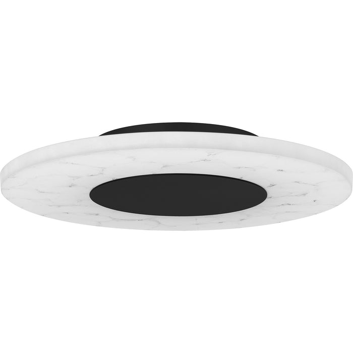 Quoizel PCRWL1614MBK LED Flush Mount, Matte Black