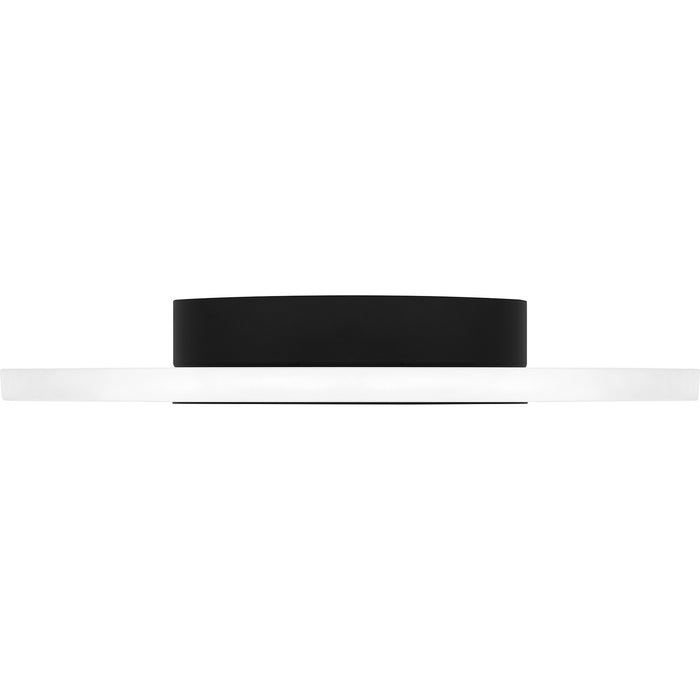 Quoizel PCRWL1614MBK LED Flush Mount, Matte Black