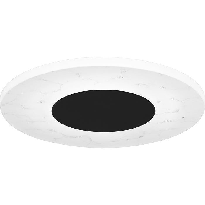 Quoizel PCRWL1614MBK LED Flush Mount, Matte Black