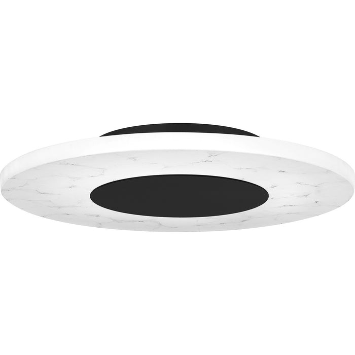 Quoizel PCRWL1614MBK LED Flush Mount, Matte Black