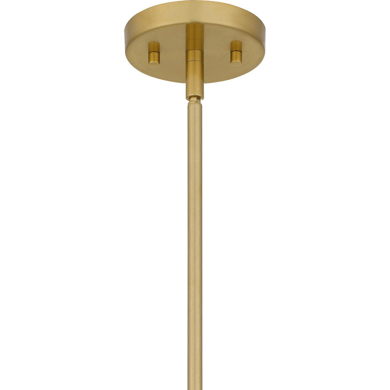 Quoizel PCSEI5028AB Six Light Chandelier, Aged Brass