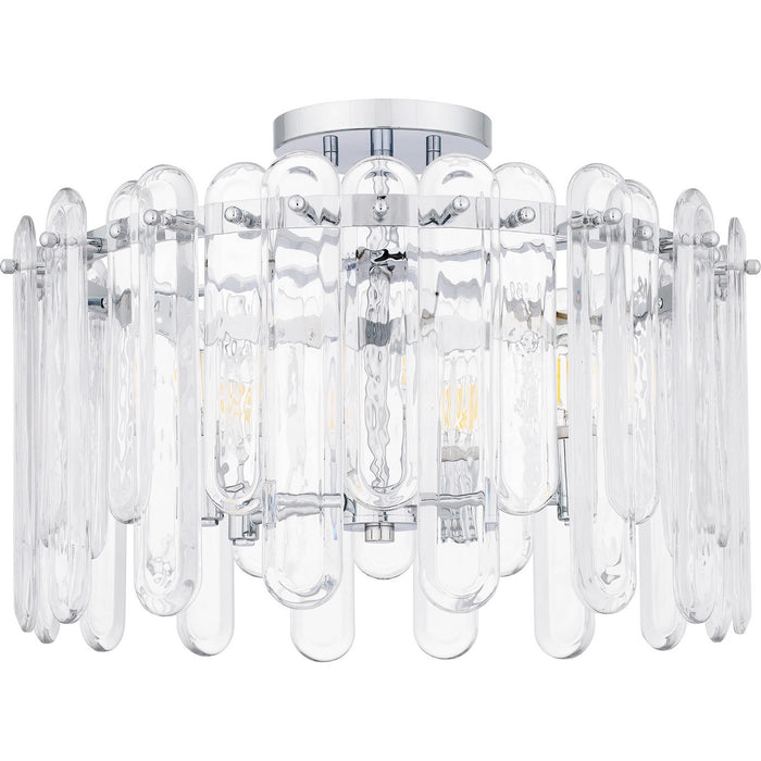 Quoizel PCSTI1720C Five Light Semi Flush Mount, Polished Chrome