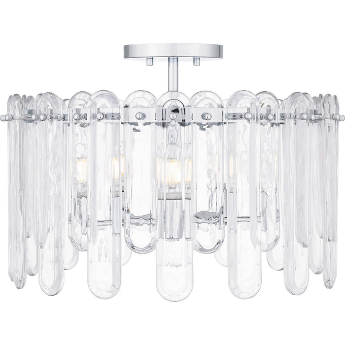 Quoizel PCSTI1720C Five Light Semi Flush Mount, Polished Chrome
