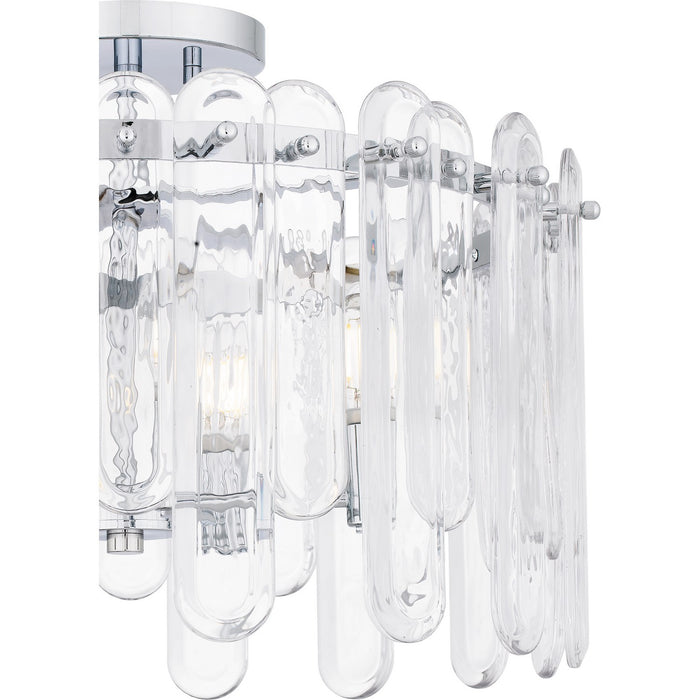 Quoizel PCSTI1720C Five Light Semi Flush Mount, Polished Chrome