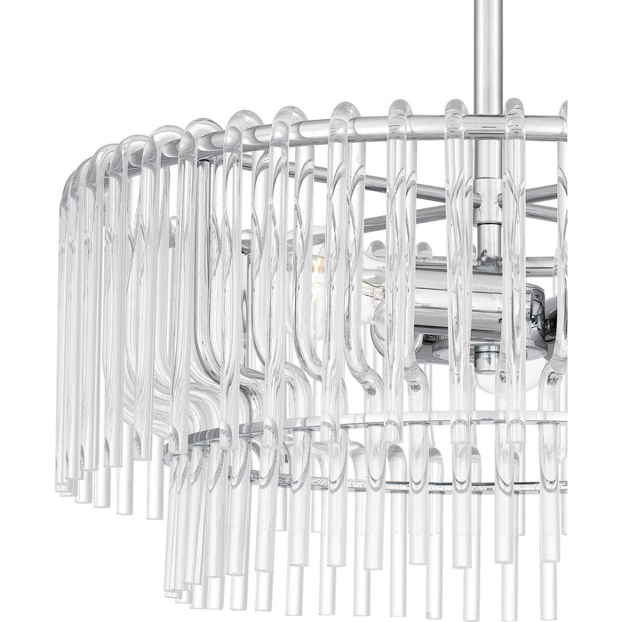 Quoizel PCTAY1718C Three Light Semi Flush Mount, Polished Chrome