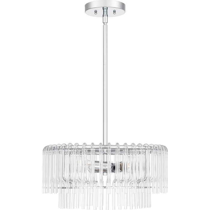 Quoizel PCTAY2818C Three Light Pendant, Polished Chrome