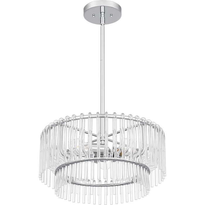 Quoizel PCTAY2818C Three Light Pendant, Polished Chrome