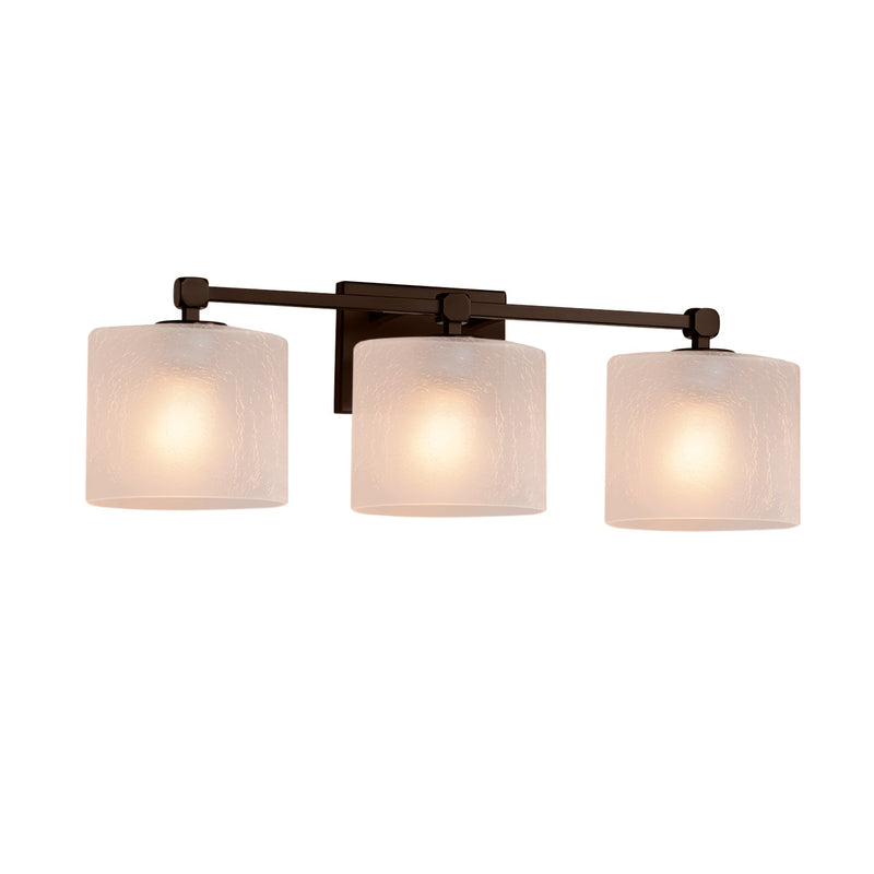 Justice Designs FSN-8423-30-FRCR-DBRZ-LED3-2100 LED Bath Bar, Dark Bronze