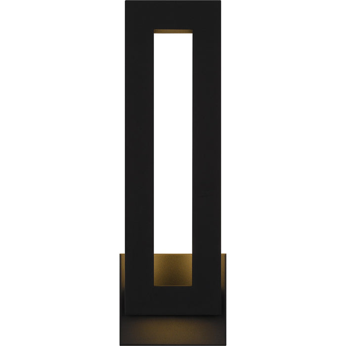 Quoizel POM8405EK LED Outdoor Wall Mount, Earth Black
