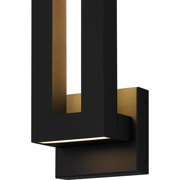 Quoizel POM8405EK LED Outdoor Wall Mount, Earth Black