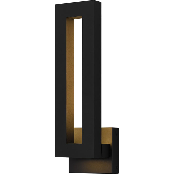 Quoizel POM8405EK LED Outdoor Wall Mount, Earth Black
