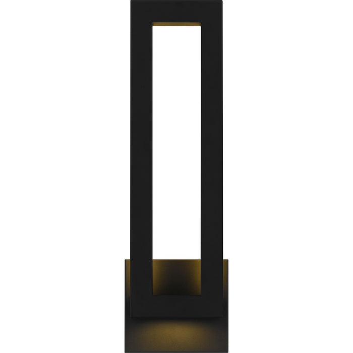Quoizel POM8406EK LED Outdoor Wall Mount, Earth Black