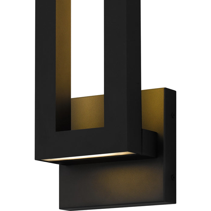 Quoizel POM8406EK LED Outdoor Wall Mount, Earth Black