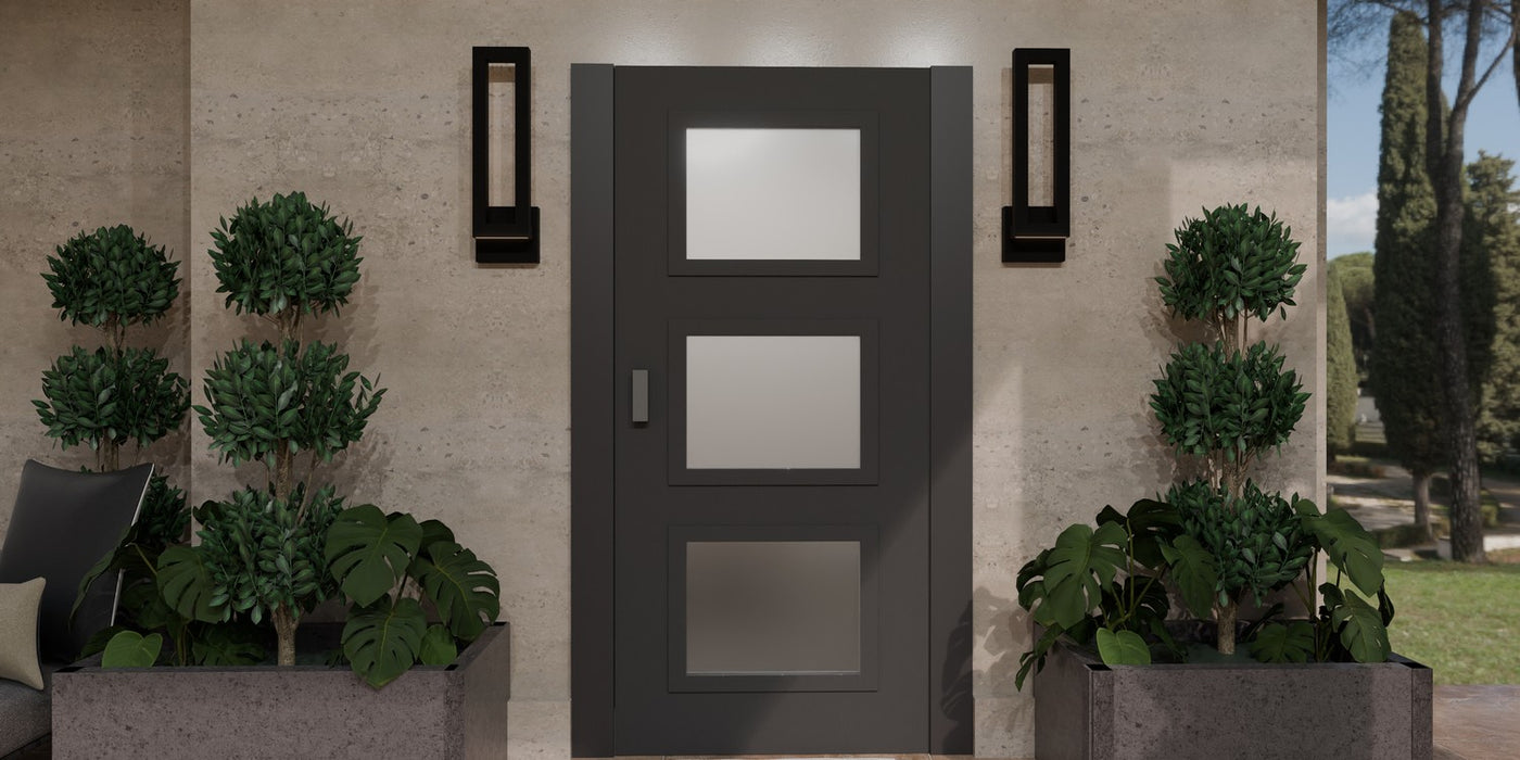 Quoizel POM8406EK LED Outdoor Wall Mount, Earth Black