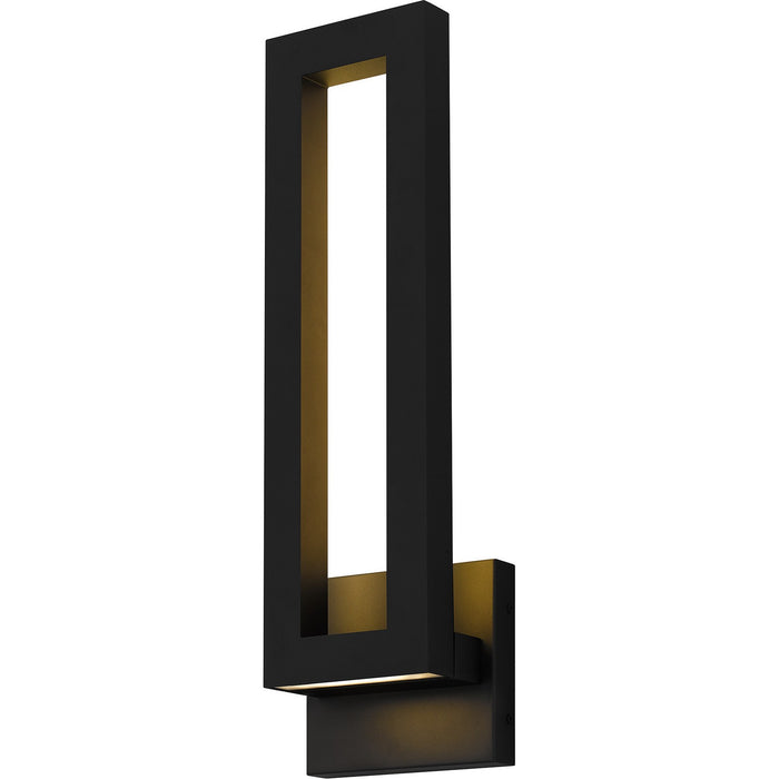 Quoizel POM8406EK LED Outdoor Wall Mount, Earth Black