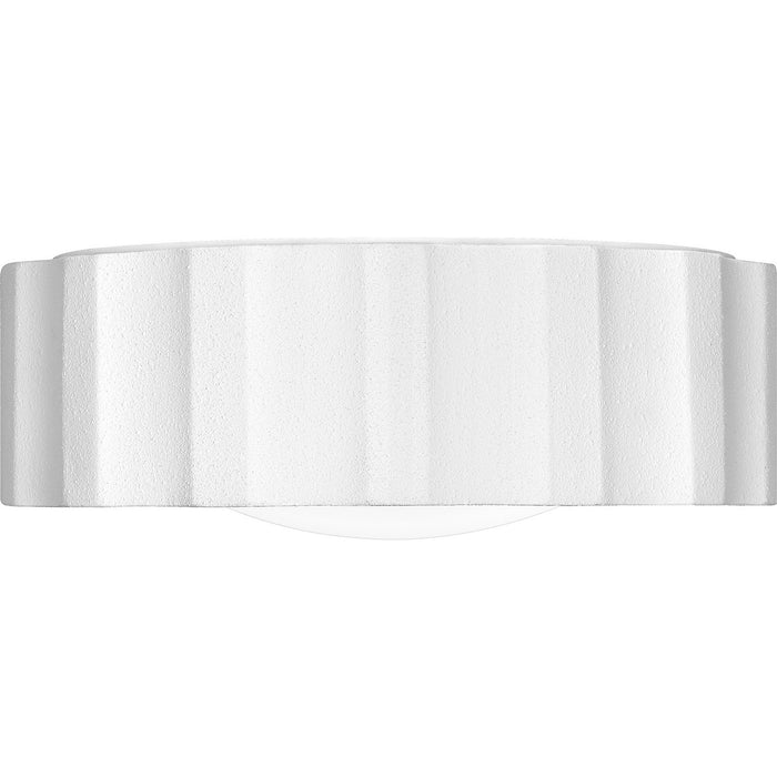 Quoizel QFL6173TW Two Light Flush Mount, Textured White