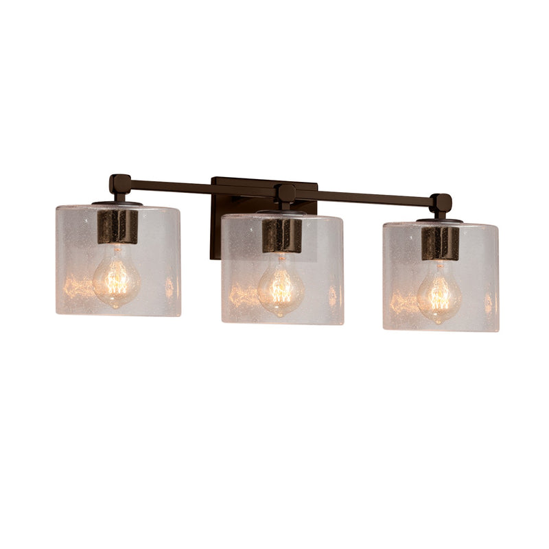 Justice Designs FSN-8423-30-SEED-DBRZ-LED3-2100 LED Bath Bar, Dark Bronze