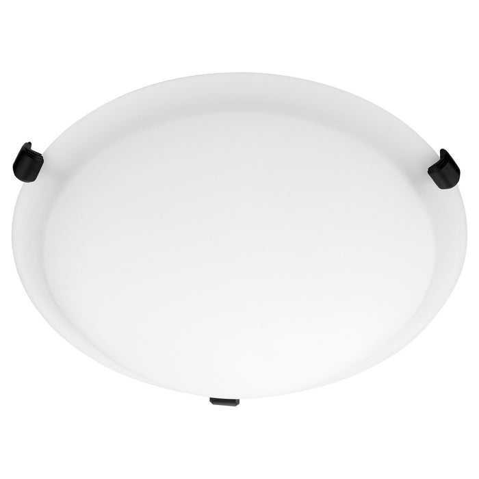 Quorum 3000-12159 Two Light Ceiling Mount, Matte Black