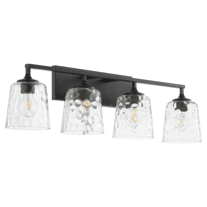 Quorum 5005-4-159 Four Light Vanity, Matte Black