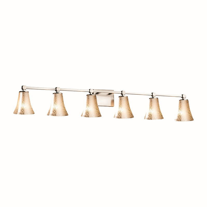 Justice Designs FSN-8426-20-MROR-NCKL-LED6-4200 LED Bath Bar, Brushed Nickel
