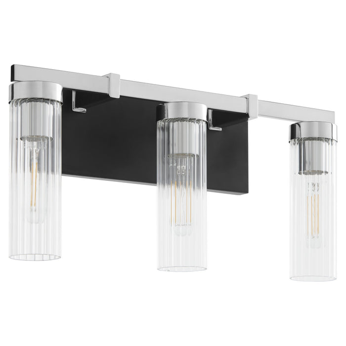 Quorum 533-3-5914 Three Light Vanity, Matte Black
