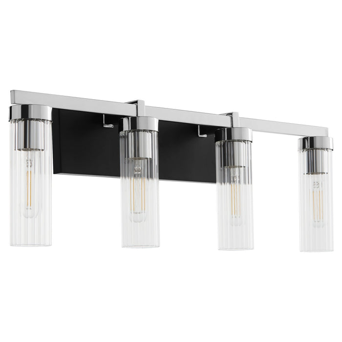 Quorum 533-4-5914 Four Light Vanity, Matte Black
