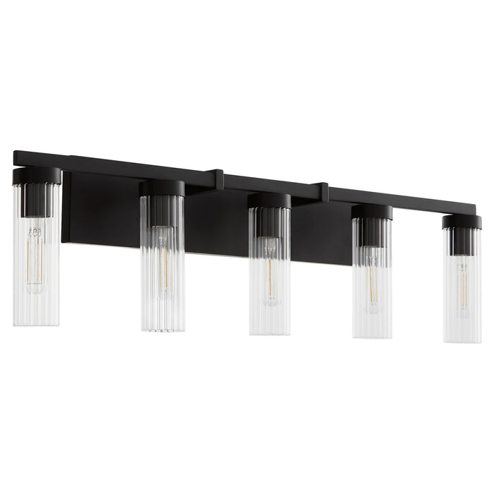 Quorum 533-5-59 Five Light Vanity, Matte Black