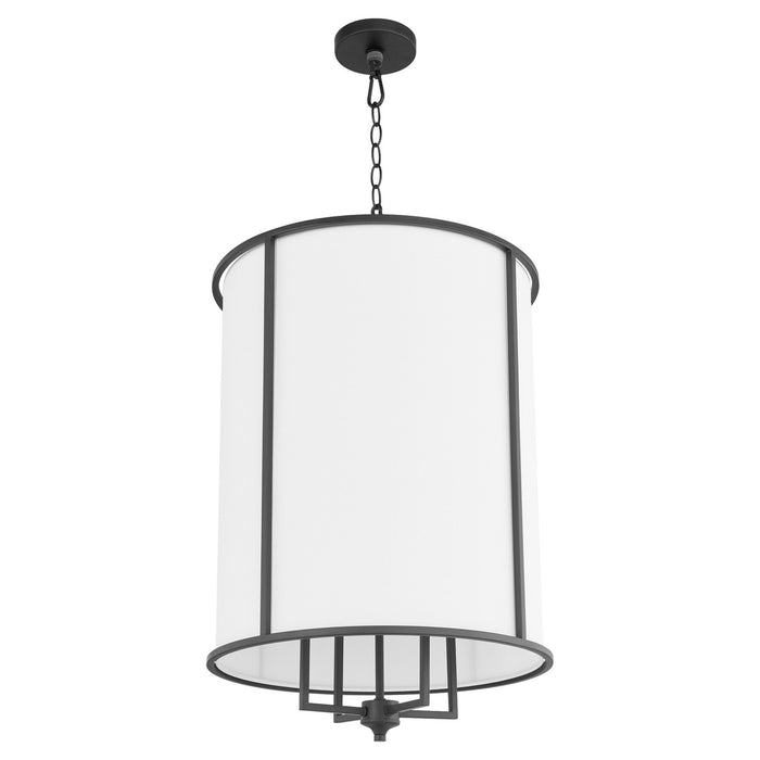 Quorum 6705-4-59 Four Light Entry, Matte Black
