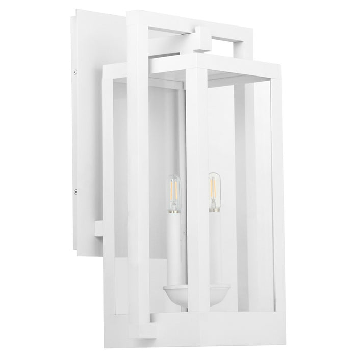 Quorum 736-22-6 Three Light Wall Lantern, White