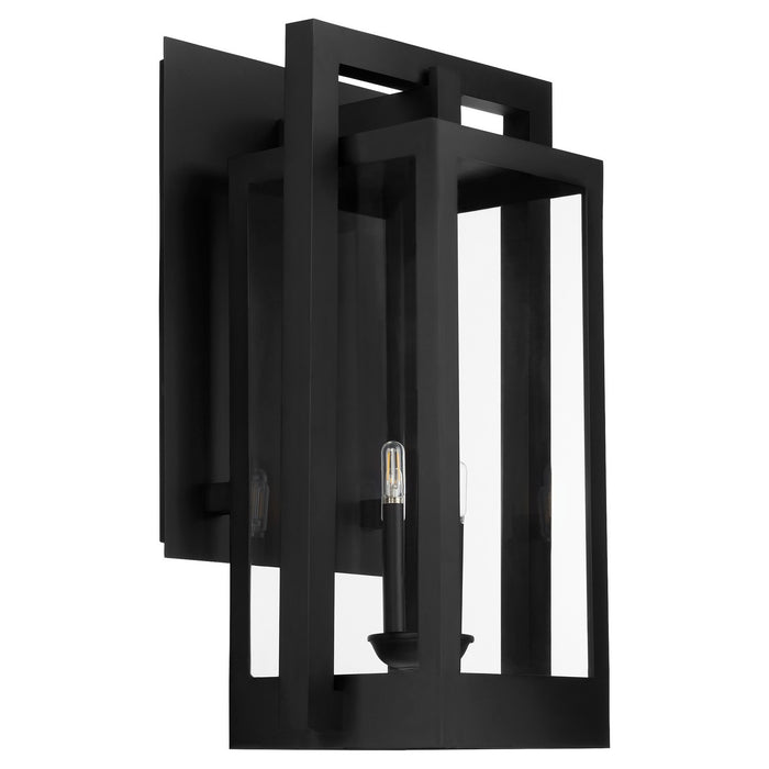 Quorum 736-30-69 Four Light Wall Lantern, Textured Black