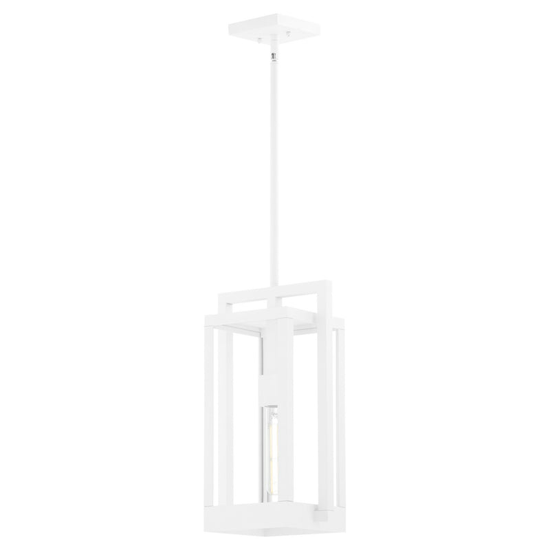 Quorum 737-18-6 One Light Pendant, White