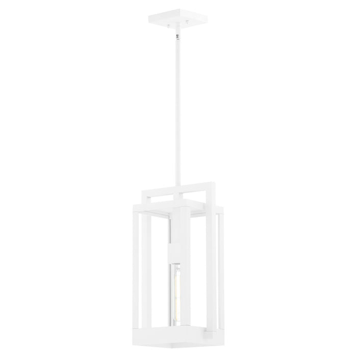 Quorum 737-18-6 One Light Pendant, White