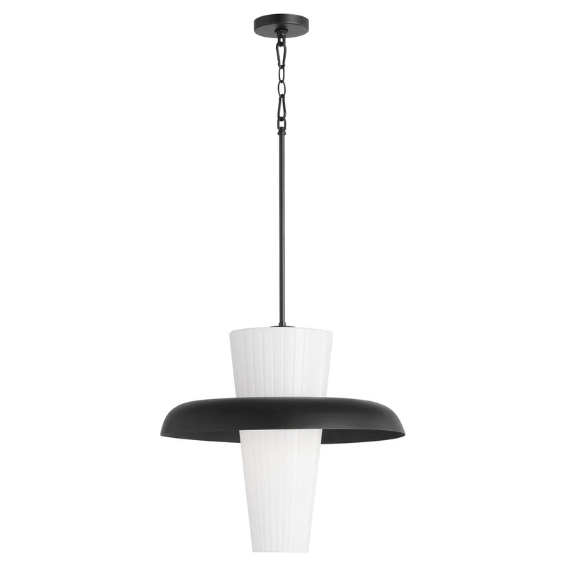 Quorum 8227-20-59 One Light Pendant, Matte Black