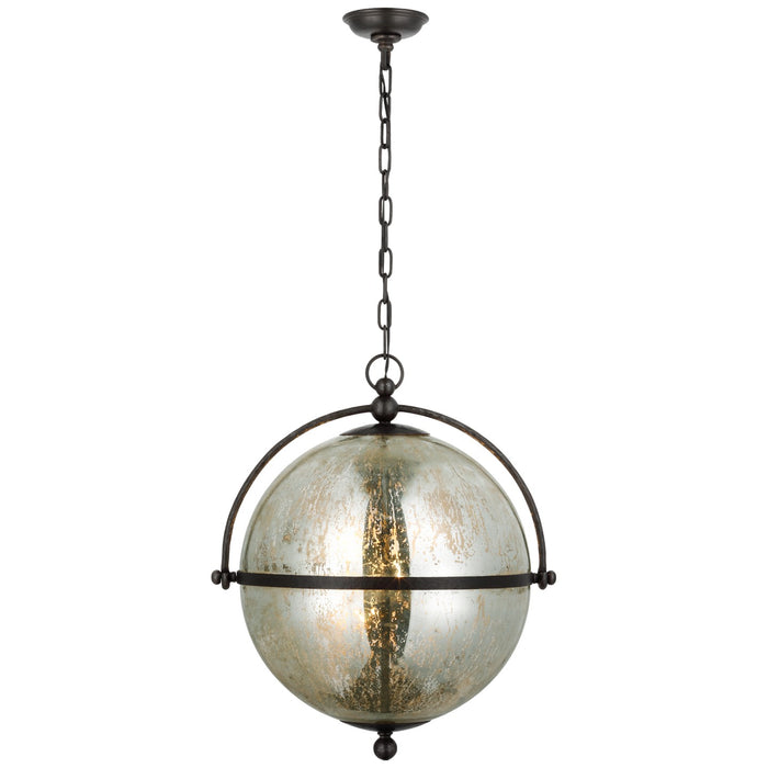 Visual Comfort Signature CHC 5066AI-MG LED Pendant, Aged Iron