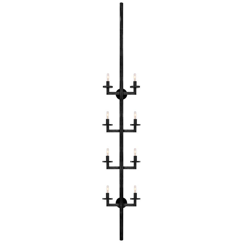 Visual Comfort Signature KW 2204BZ Eight Light Wall Sconce, Bronze