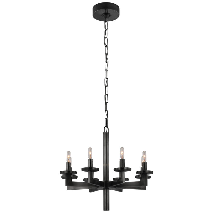 Visual Comfort Signature KW 5200BZ Eight Light Chandelier, Bronze