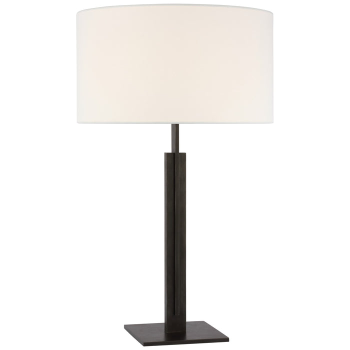 Visual Comfort Signature S 3722AI-L LED Table Lamp, Aged Iron