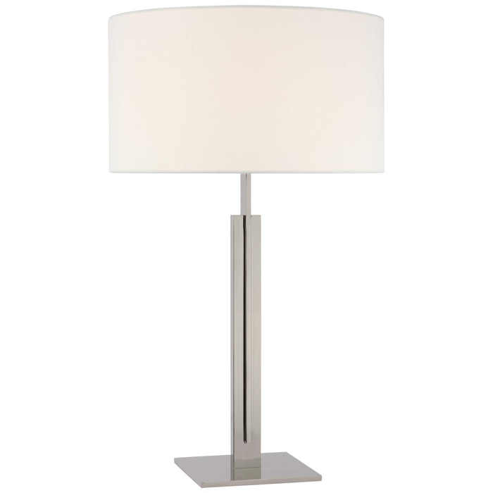 Visual Comfort Signature S 3722PN-L LED Table Lamp, Polished Nickel