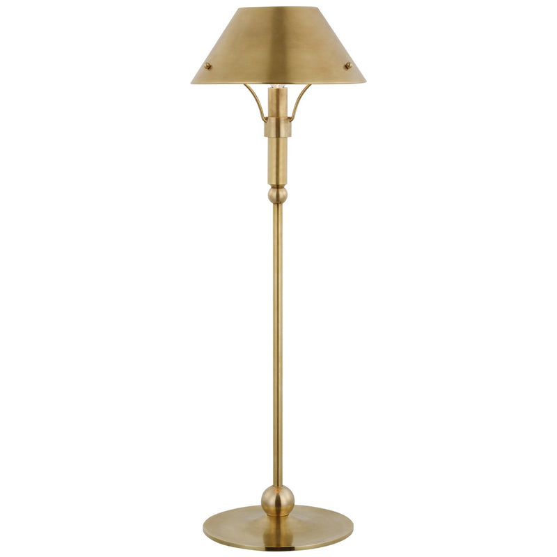 Visual Comfort Signature TOB 3733HAB-HAB LED Table Lamp, Hand-Rubbed Antique Brass