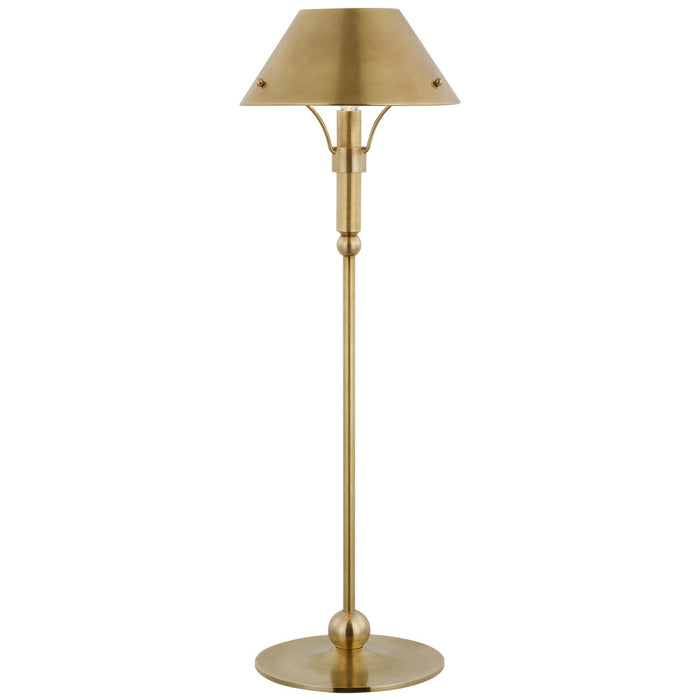 Visual Comfort Signature TOB 3733HAB-HAB LED Table Lamp, Hand-Rubbed Antique Brass