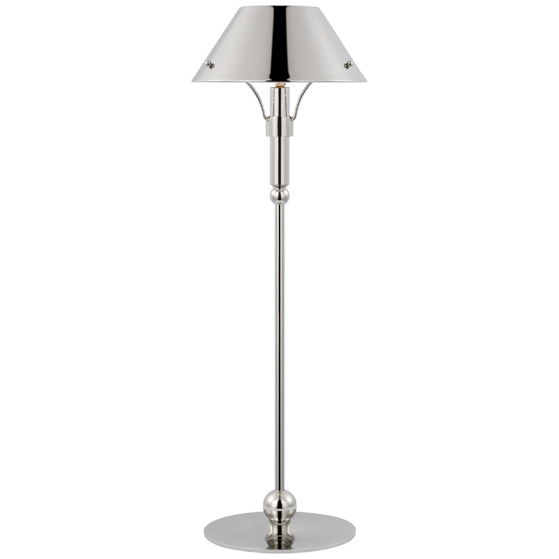 Visual Comfort Signature TOB 3733PN-PN LED Table Lamp, Polished Nickel
