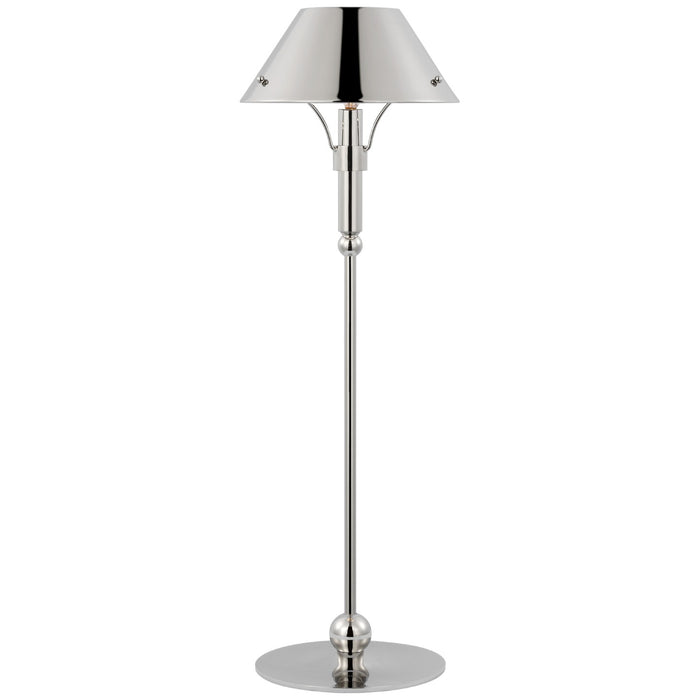 Visual Comfort Signature TOB 3733PN-PN LED Table Lamp, Polished Nickel