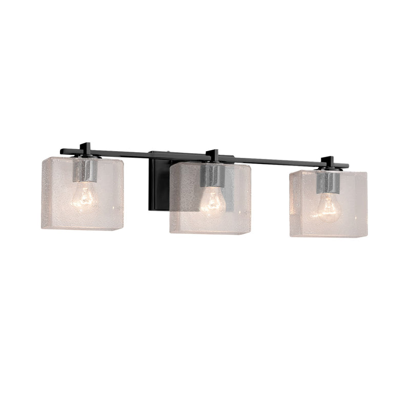 Justice Designs FSN-8443-55-SEED-MBLK-LED3-2100 LED Bath Bar, Matte Black