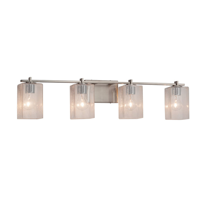 Justice Designs FSN-8444-15-SEED-NCKL-LED4-2800 LED Bath Bar, Brushed Nickel