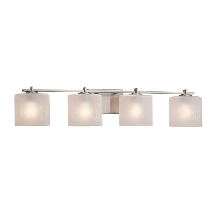 Justice Designs FSN-8444-30-FRCR-NCKL-LED4-2800 LED Bath Bar, Brushed Nickel