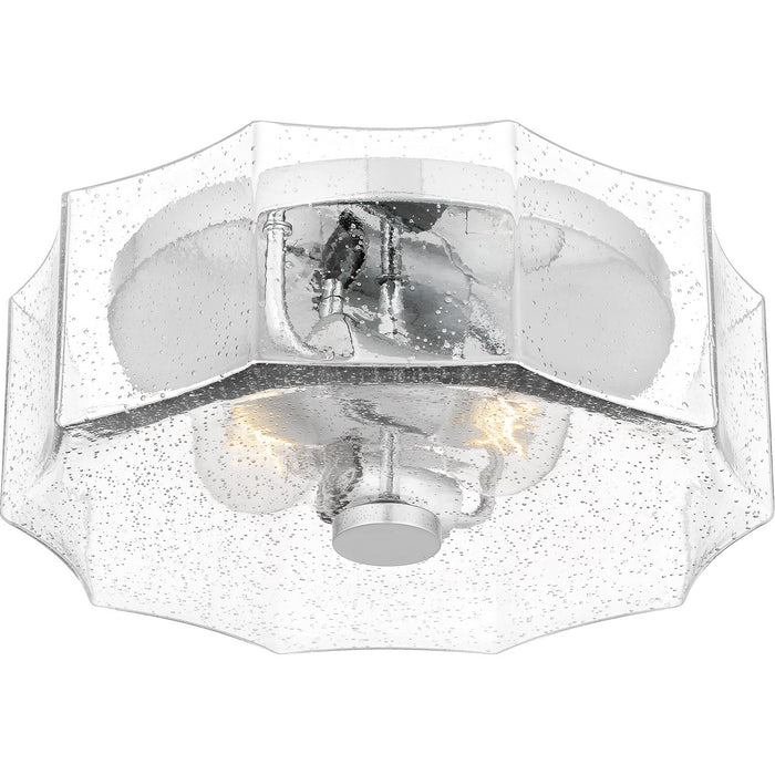 Quoizel QFL6222C Two Light Flush Mount, Polished Chrome