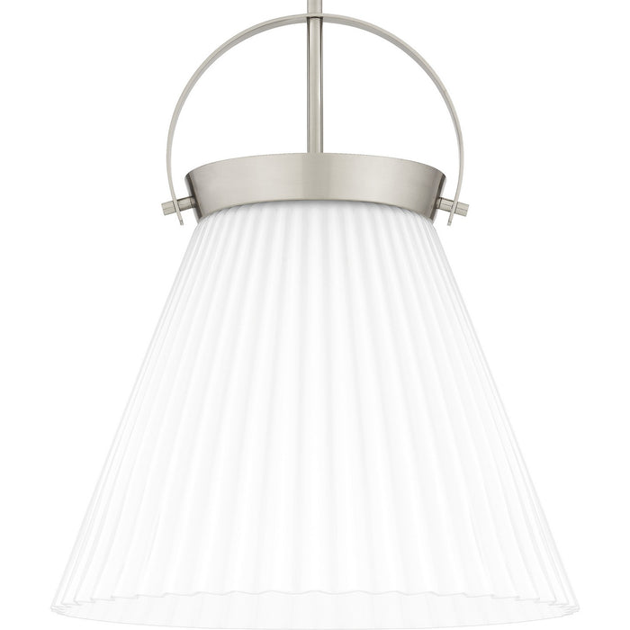 Quoizel QP6181BN One Light Pendant, Brushed Nickel