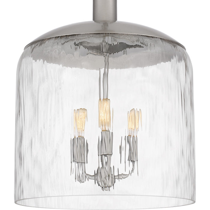 Quoizel QP6205BN Three Light Pendant, Brushed Nickel