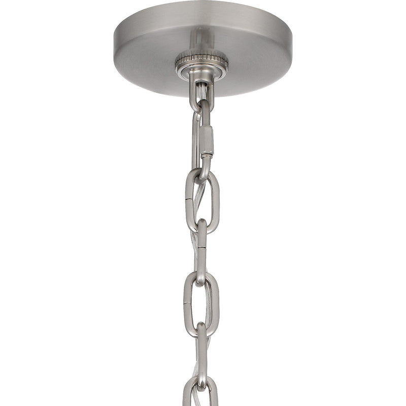 Quoizel QP6205BN Three Light Pendant, Brushed Nickel