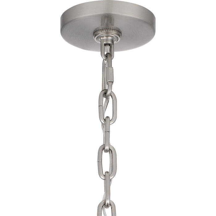 Quoizel QP6205BN Three Light Pendant, Brushed Nickel